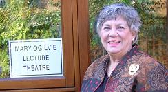 
Dottie Foote at
St. Anne's College,
University of Oxford,
England in 2007.
